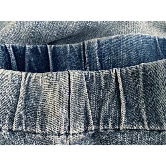 Soft Surroundings Womens Metro Crop Elastic Waist High Rise Jeans Cotton Stretch - Picture 3 of 6